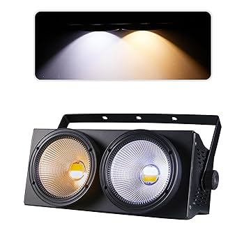 Amazon.co.jp: ステージ用COB PARライト 2眼 LED ブラインダー